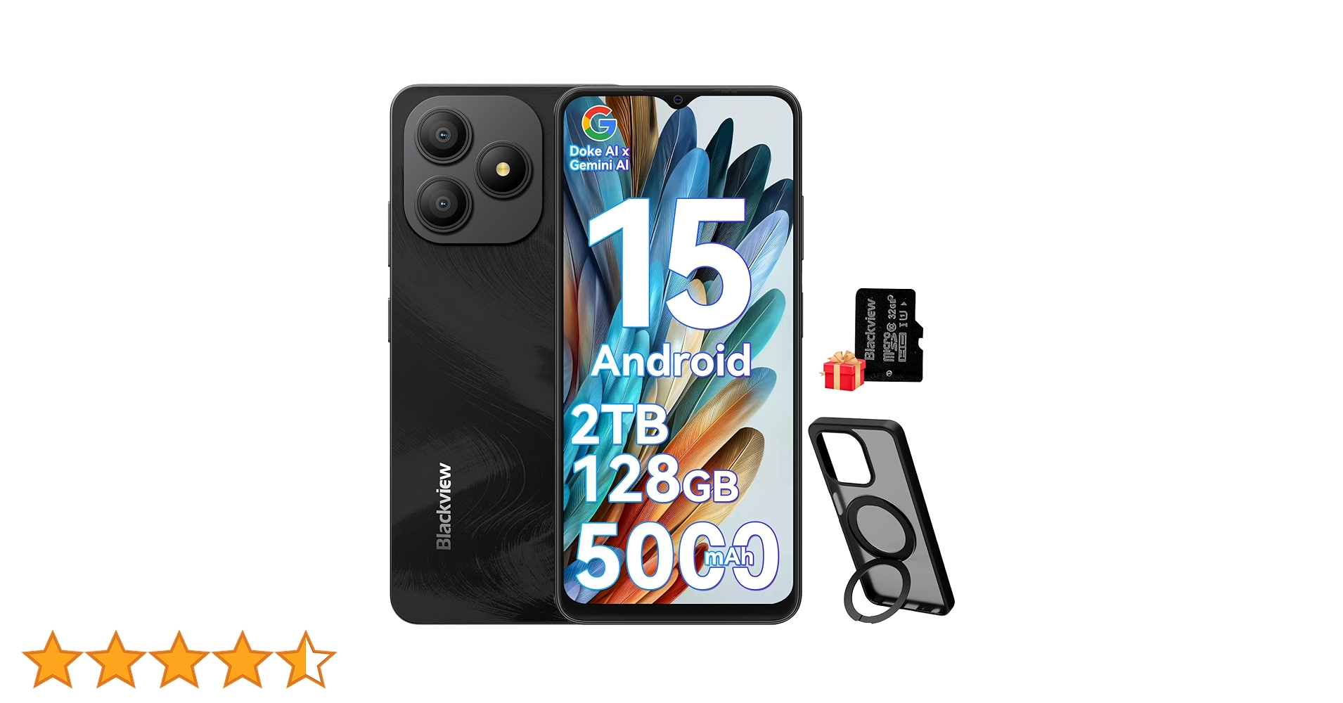 Amazon | 【SIMフリー スマホ】Blackview WAVE 9C Android 128GBスマホ